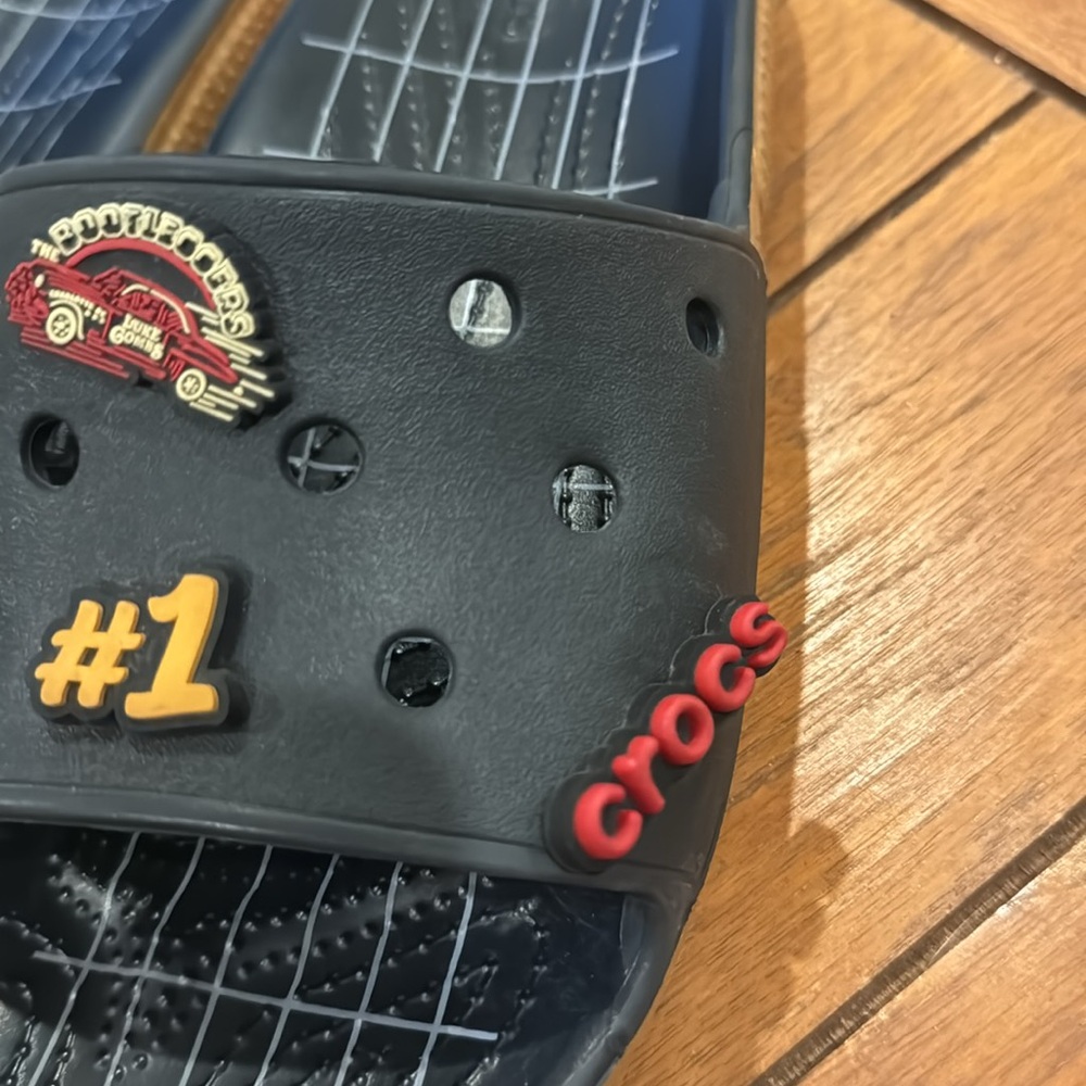 Luke Combs Bootlegger X Crock Slides W/Jibbetz - image 2